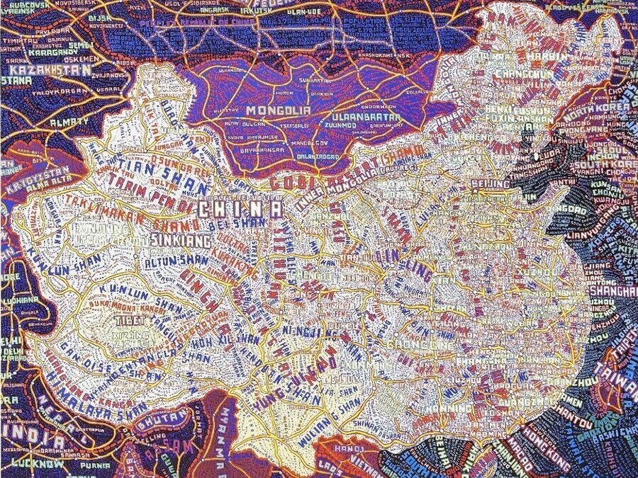 Пола Шер. Карта Китая