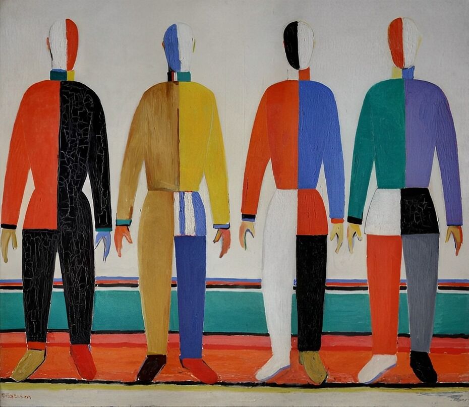 Казимир Малевич. Спортсмены. 1928-1932