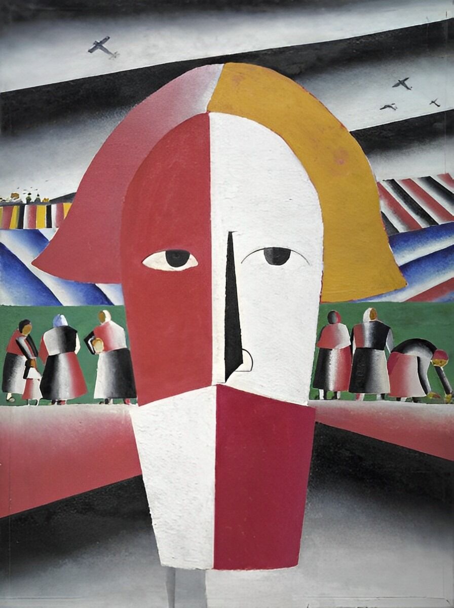 Казимир Малевич. Голова крестьянина. 1928-1929