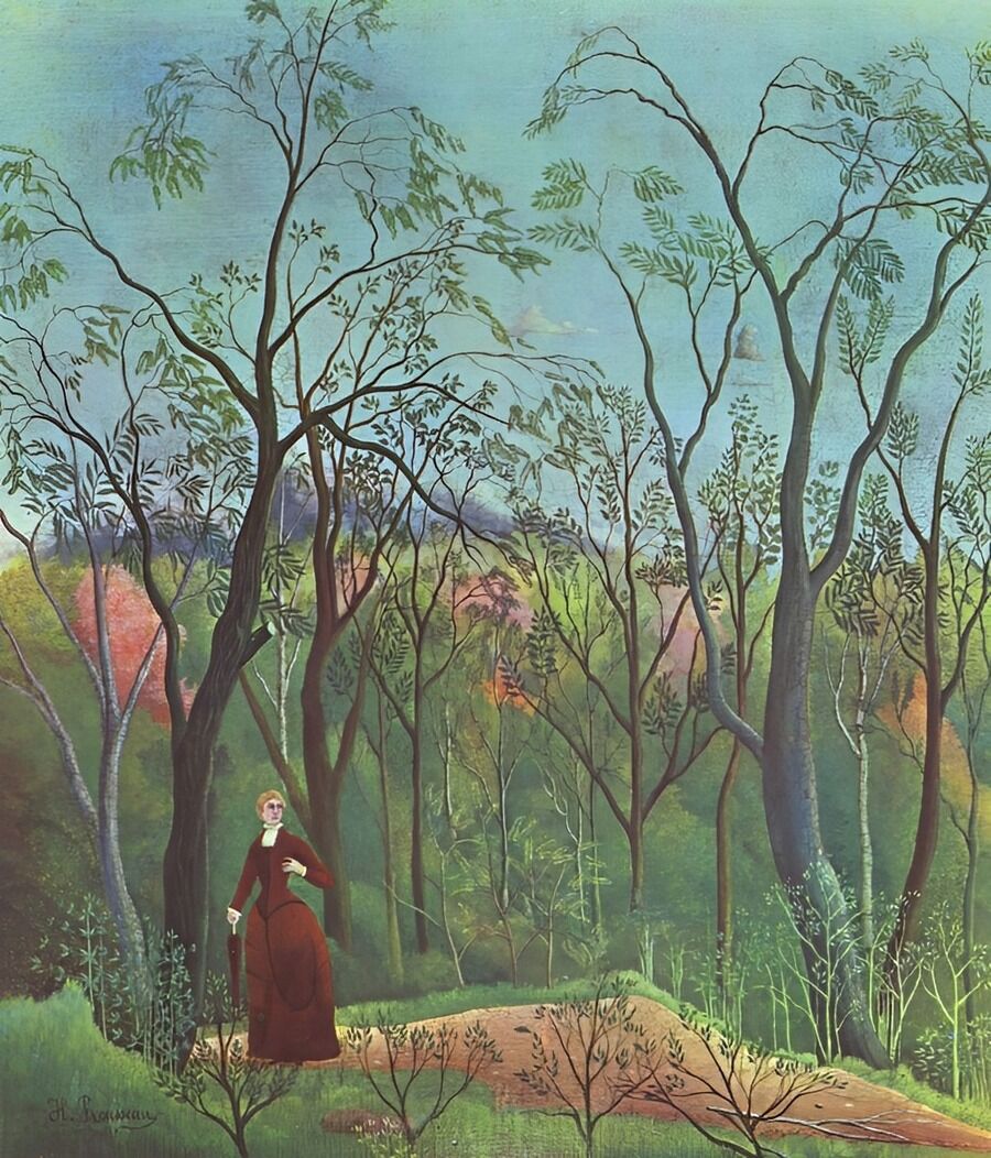 Анри Руссо. Прогулка в лесу. 1886-1890