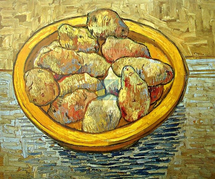 Винсент Ван Гог. Натюрморт с картошкой. 1888