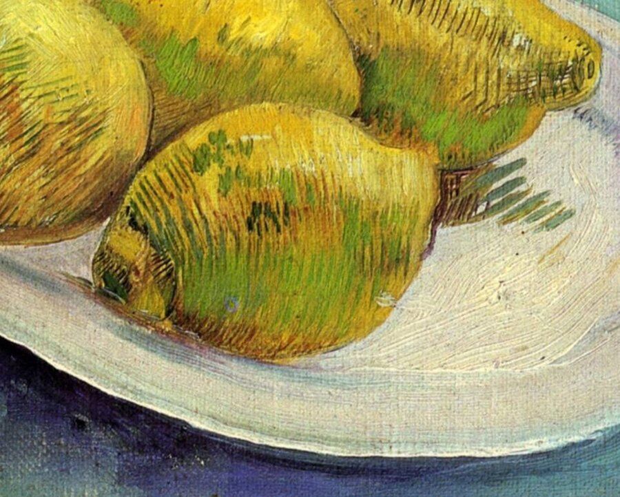 Винсент Ван Гог. Натюрморт с лимонами. 1887