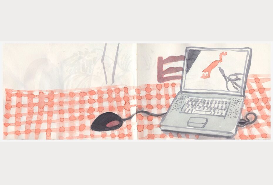 Скетчбук Дэвида Хокни