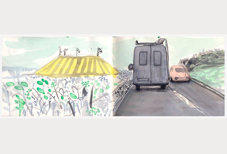 Скетчбук Дэвида Хокни