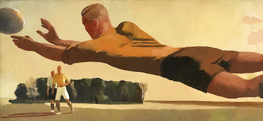 Александр Дейнека. Вратарь. 1934