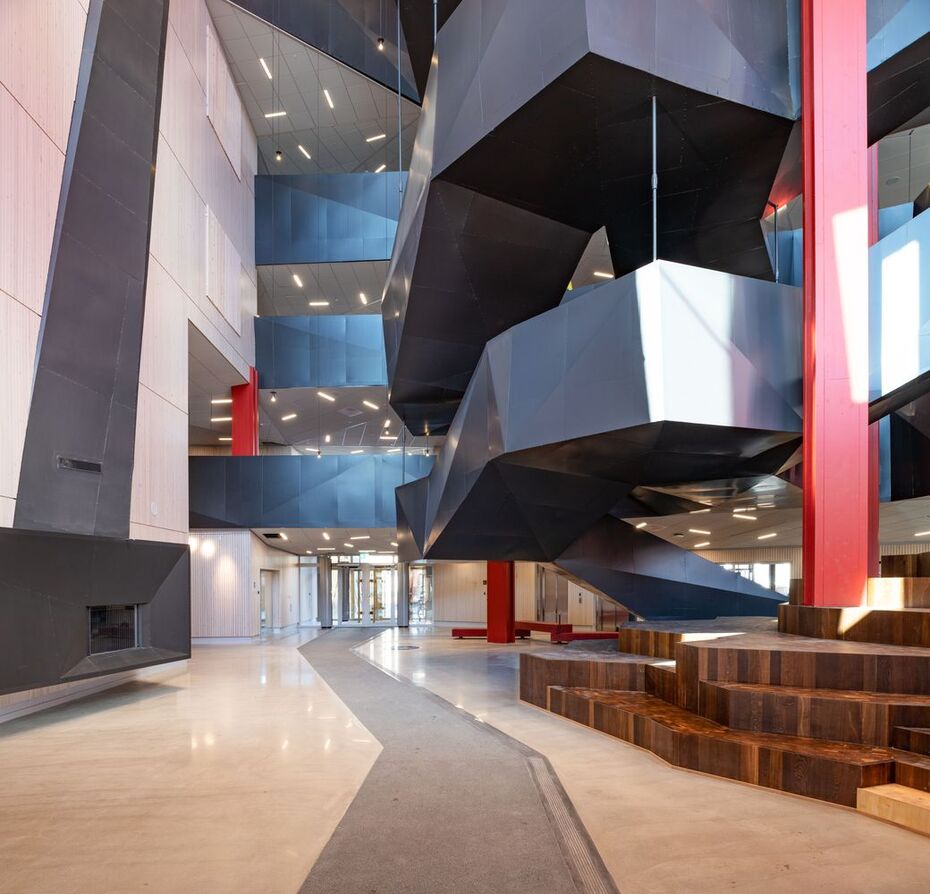 Школа в Елливаре, Швеция. Архитекторы: Liljewall, MAF Arkitektkontor